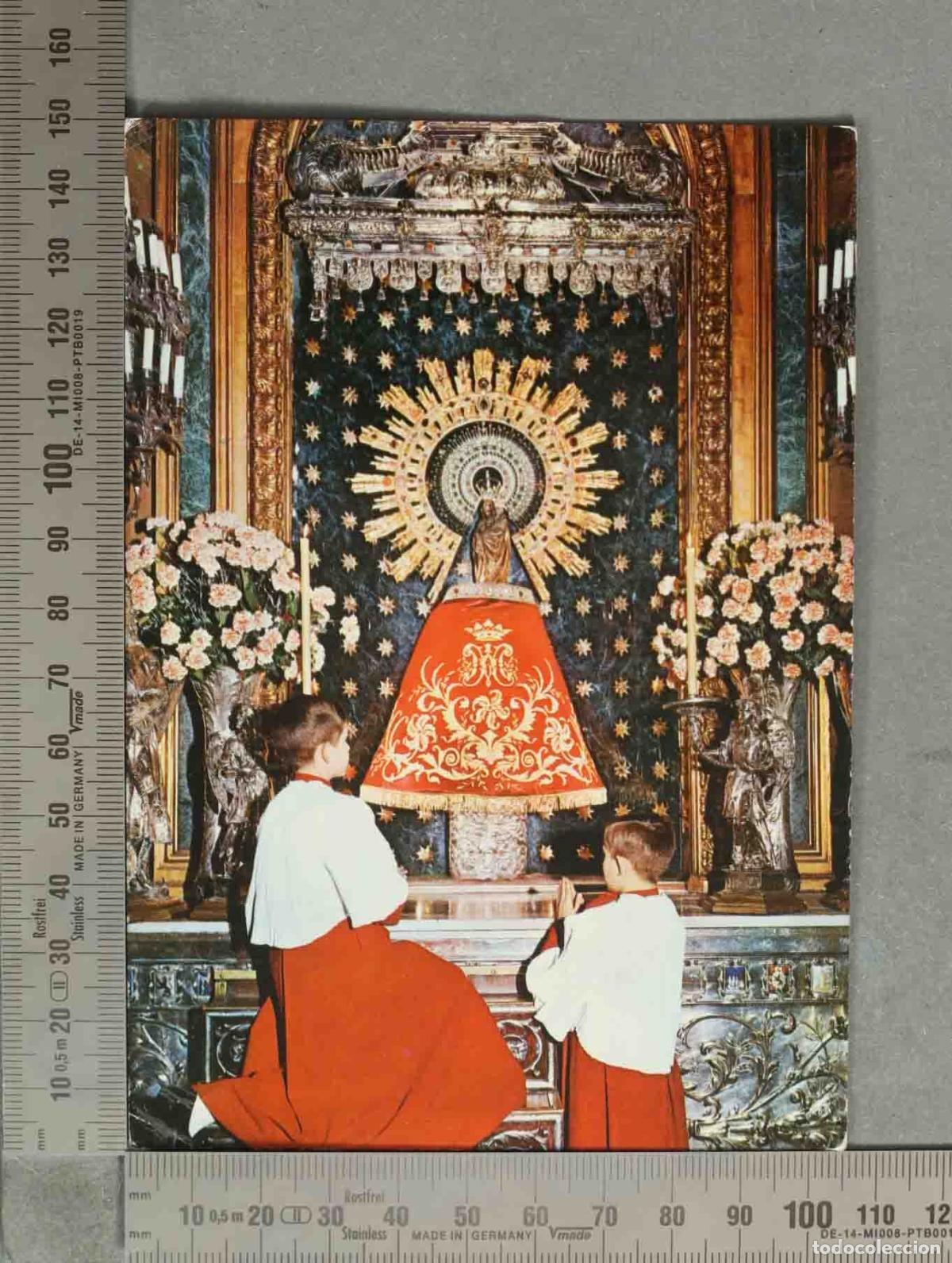Postales: POSTAL. Zaragoza - Camar&iacute;n de Nuestra Se&ntilde;ora del Pilar con Infanticos