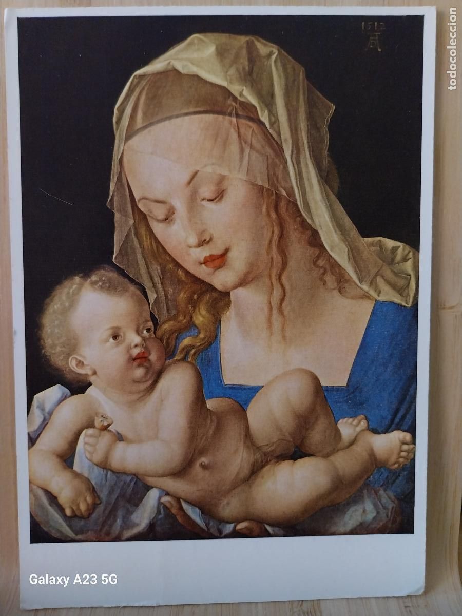 Postales: VIRGEN CON NI&Ntilde;O MADONNA MIT DER BIRNE ALBRECHT DURER POSTAL SC ORIGINAL