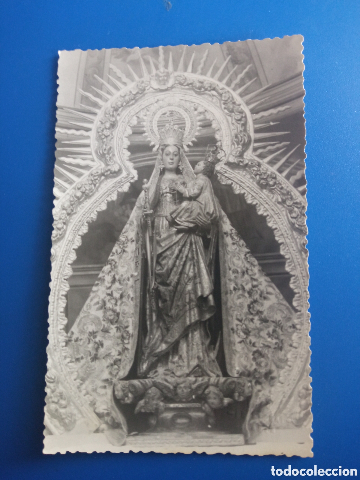 Postais: Antigua postal fotogr&aacute;fica, Virgen del Alc&aacute;zar, Baeza (Ja&eacute;n)