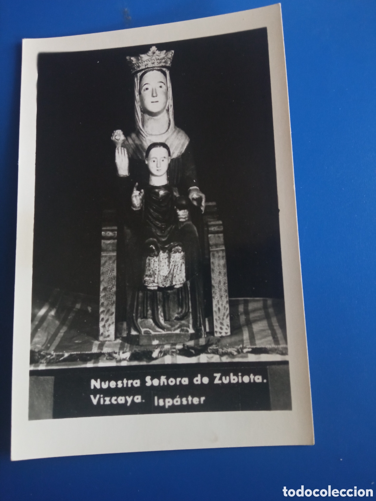 Postales: Antigua foto postal, Nuestra Se&ntilde;ora de Zubieta. Vizcaya
