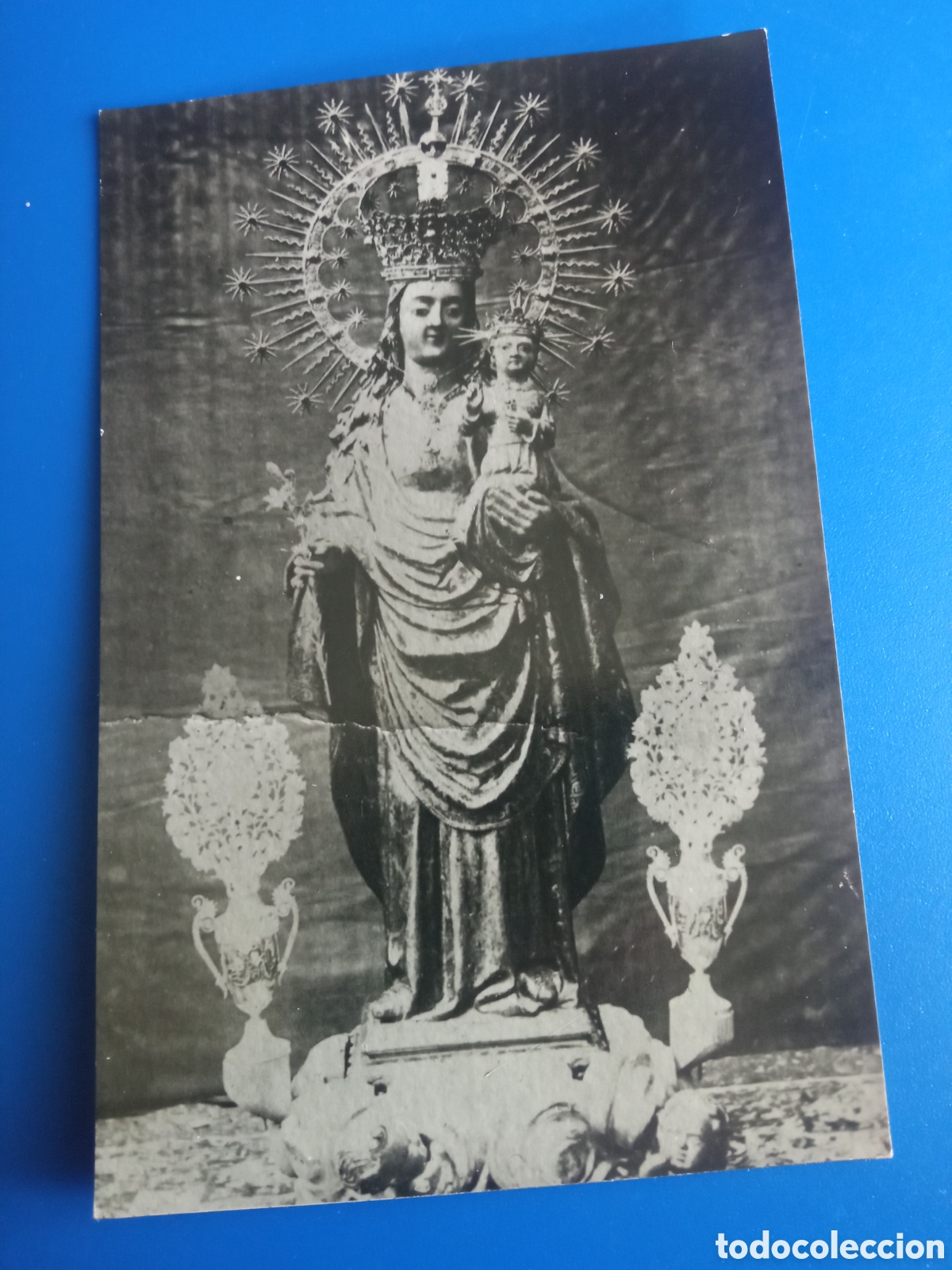 Postales: Antigua foto postal, Virgen de la SEO, Jativa (Valencia)