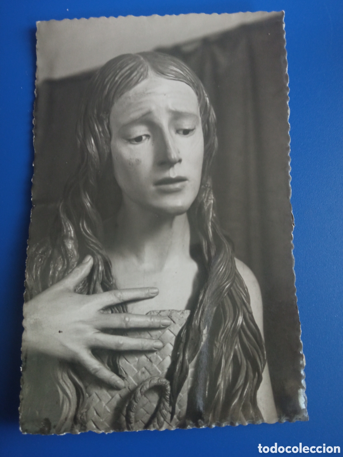 Postales: Antigua postal fotogr&aacute;fica, Valladolid, Busto de la Magdalena