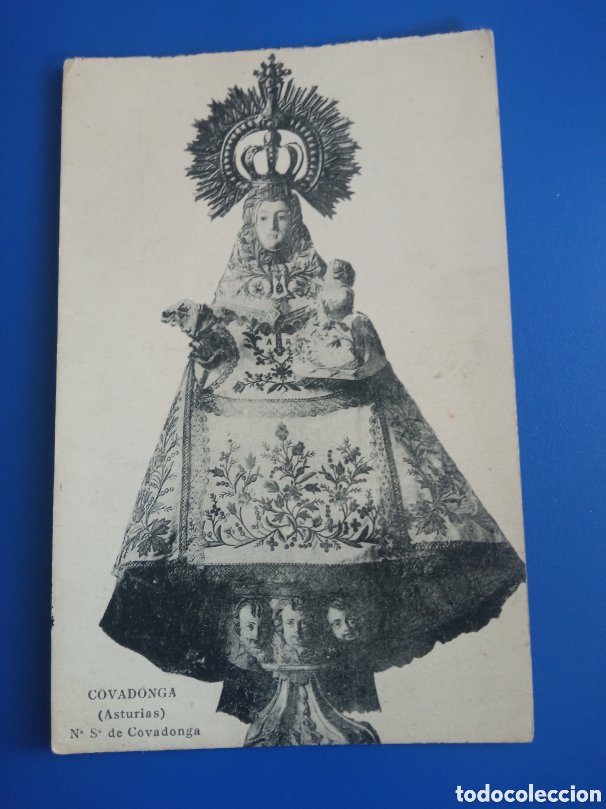 Postkarten: Antigua postal fotogr&aacute;fica, Nuestra Se&ntilde;ora de Covadonga (Asturias)