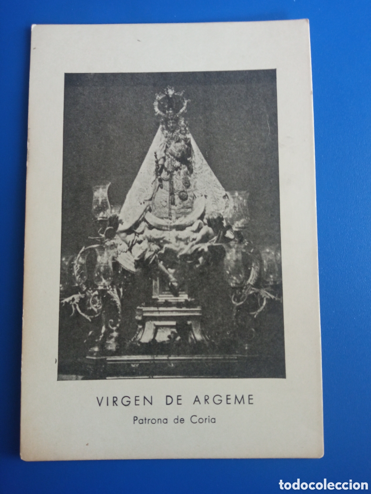 Postales: Antigua postal religiosa, Virgen de Argeme, Patrona de Coria (C&aacute;ceres)