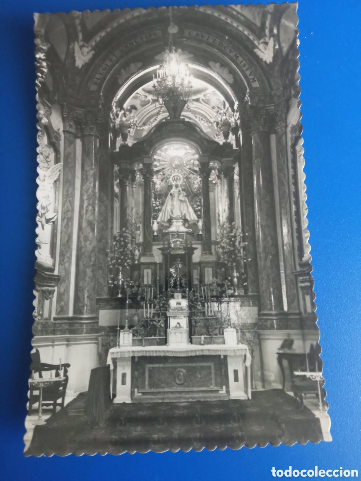 Postales: Antigua postal fotogr&aacute;fica, Cuenca, Nuestra Se&ntilde;ora de la Luz, Patrona de la Ciudad