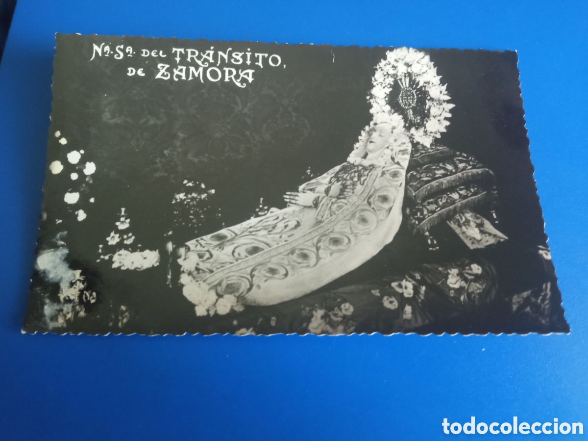 Postales: Antigua postal religiosa, Nuestra Se&ntilde;ora del Tr&aacute;nsito de Zamora