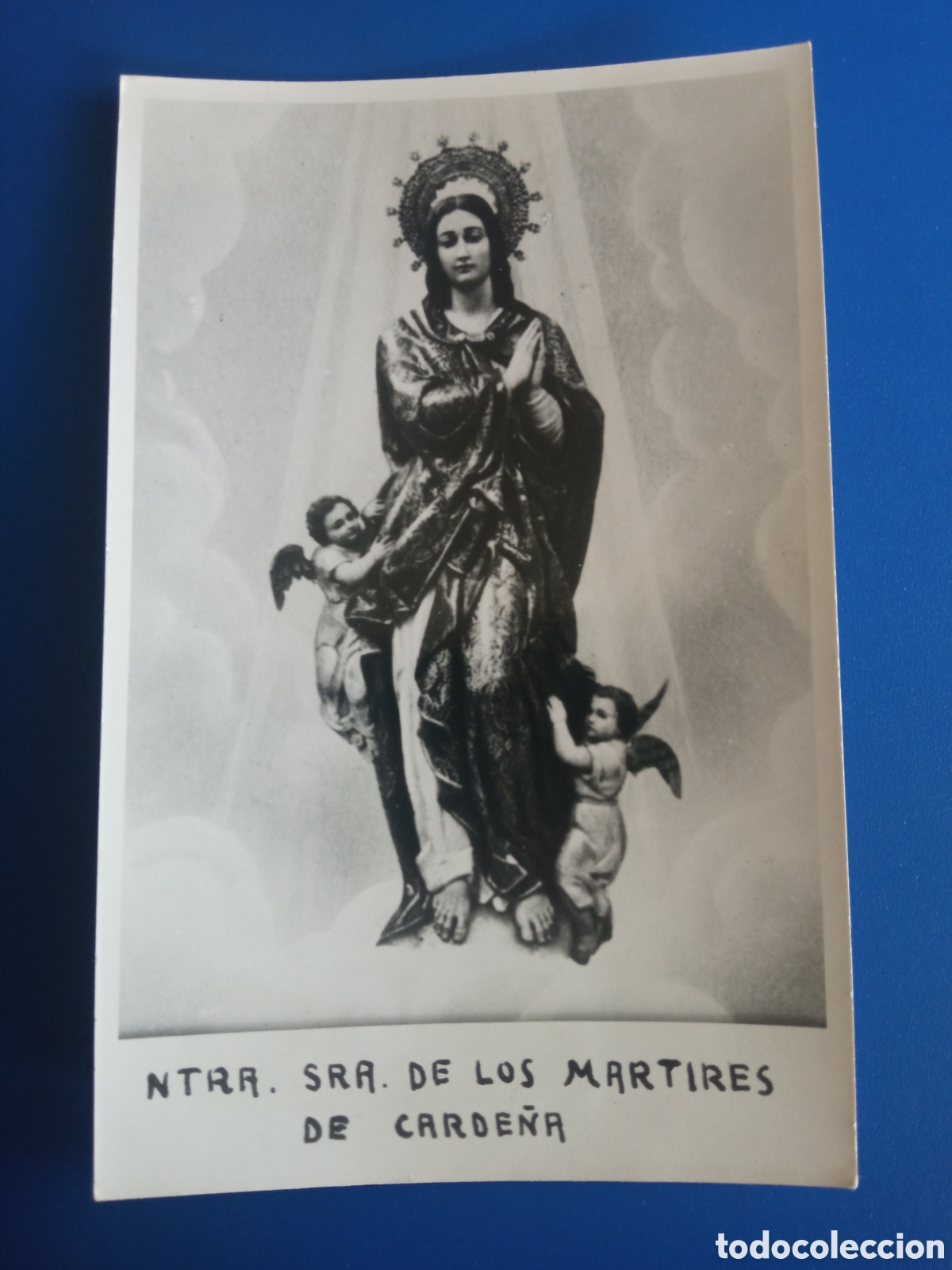 Postales: Antigua foto tarjeta, Nuestra Se&ntilde;ora de los M&aacute;rtires de Carde&ntilde;a