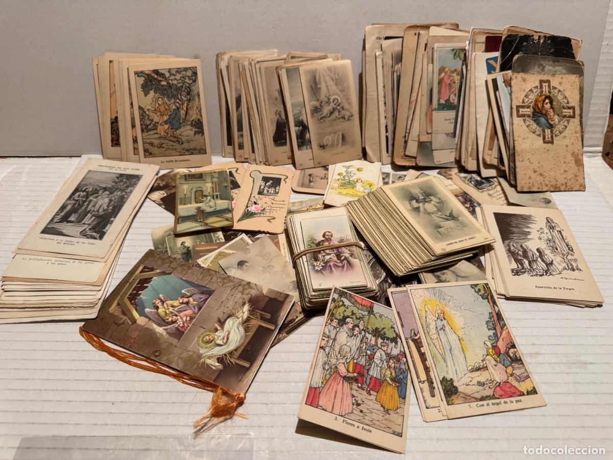 Postales: LOTAZO DE ESTAMPAS RELIGIOSAS ANTIGUAS