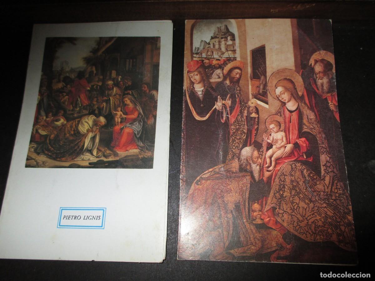Postales: 780- Lote 2 Postales de Arte Religioso - Epifan&iacute;a Maestro de J&aacute;tiva y Pietro Lignis - Ediciones Otiz