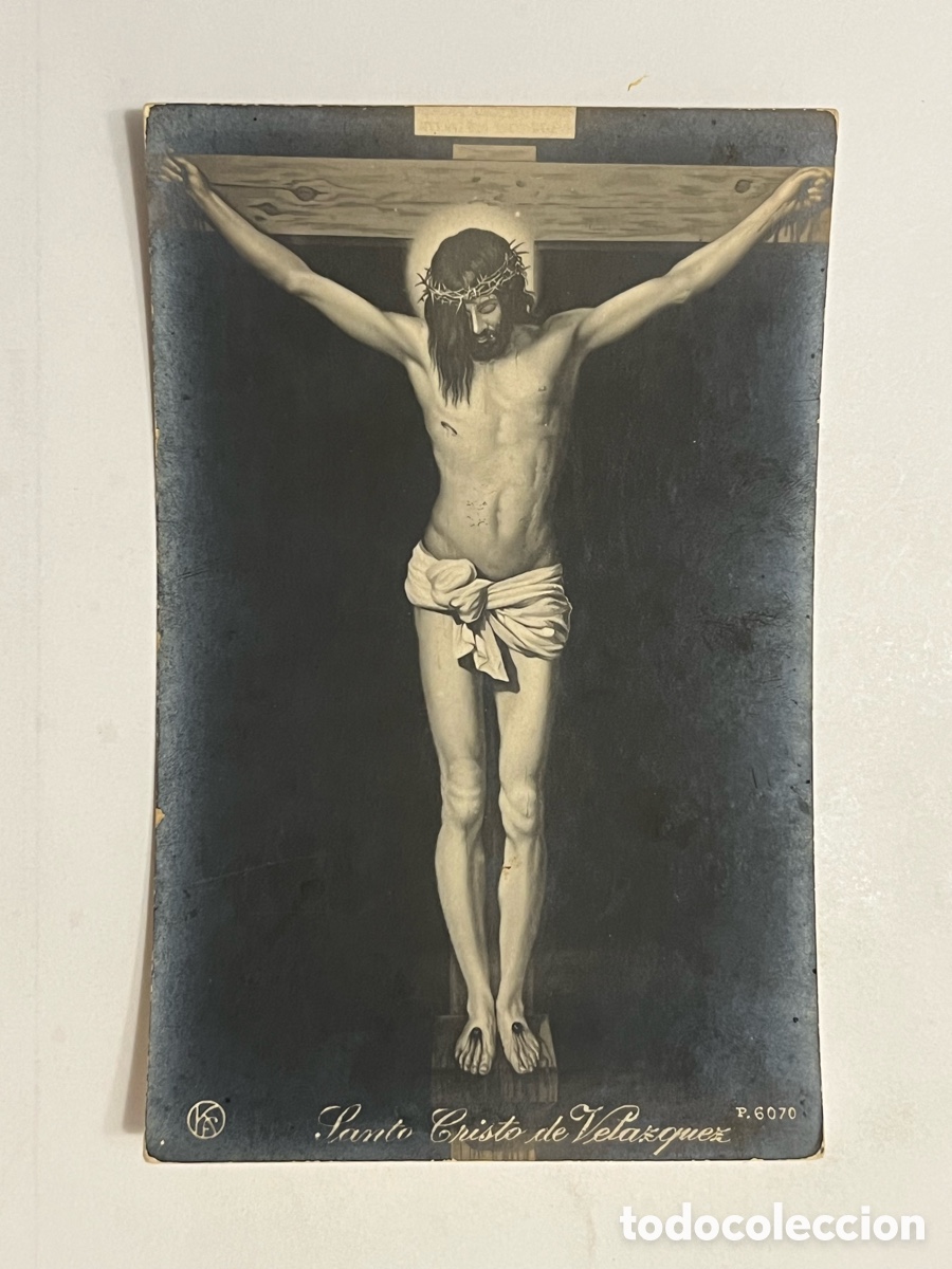 Postales: SANTO CRISTO DE VEL&Aacute;ZQUEZ.. Postal fotogr&aacute;fica antigua. K&uuml;nzli - Barcelona, VI.-19