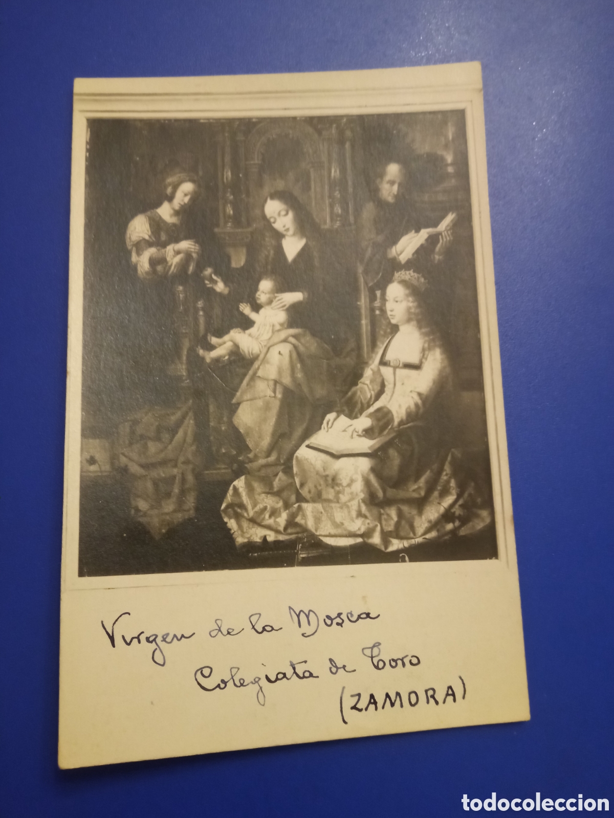 Postales: Antigua postal religiosa, Virgen de la Mosca, Colegiata de Toro