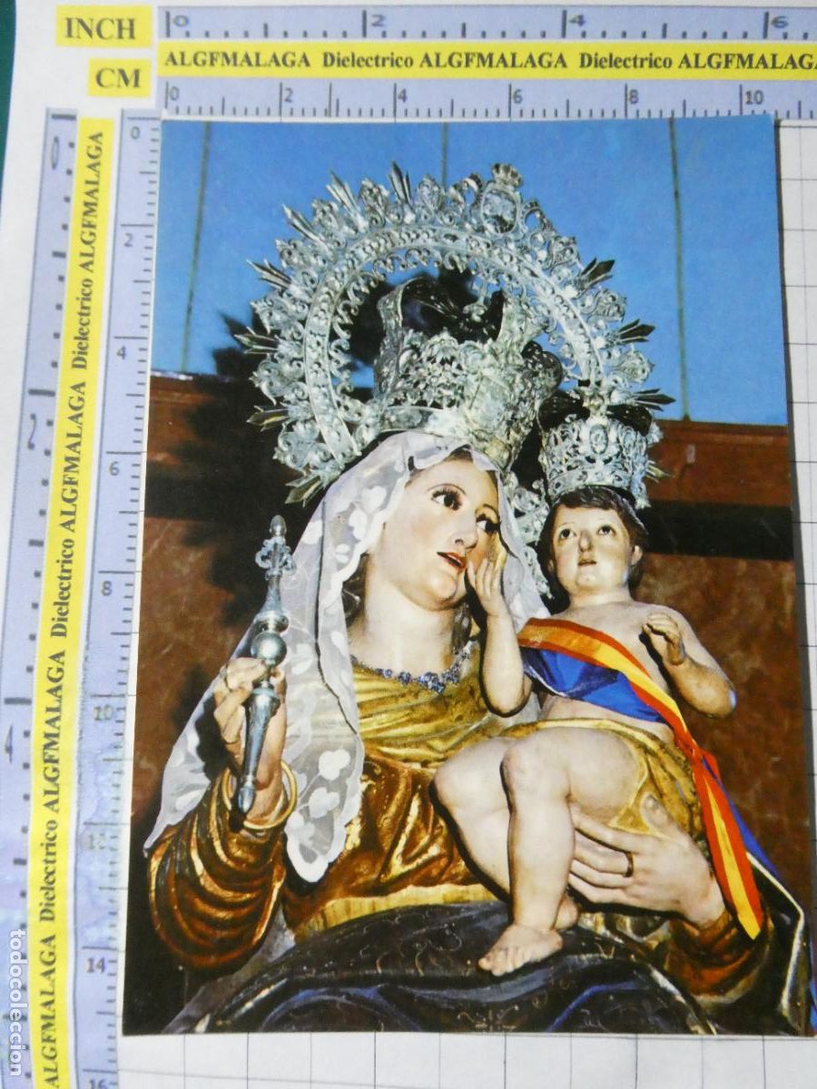 Postales: POSTAL RELIGIOSA SEMANA SANTA. HIMNO A LA SANT&Iacute;SIMA VIRGEN DE LA VICTORIA PATRONA DE MELILLA. 2691