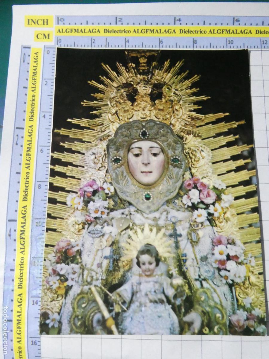 Postales: TARJETA RELIGIOSA SEMANA SANTA. SEVILLA A&Ntilde;O 1983. NUESTRA SE&Ntilde;ORA DEL ROC&Iacute;O DE SEVILLA TRIANA. 2702