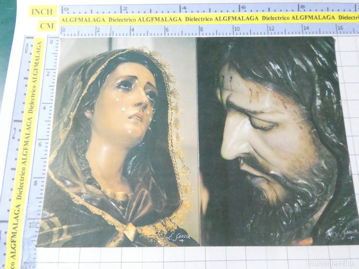 Postales: TARJETA RELIGIOSA SEMANA SANTA. SALVE A MAR&Iacute;A SANT&Iacute;SIMA DE LA SOLEDAD 2706