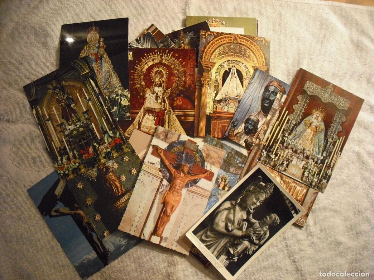 Cartoline: LOTE DE 32 POSTALES DE TEMATICA RELIGIOSA, LA MAYORIA EN COLOR