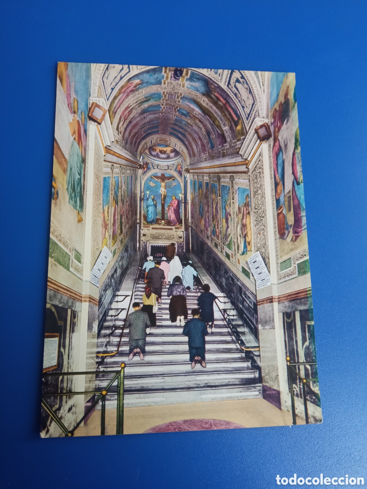 Postales: Antigua postal fotogr&aacute;fica, Roma, La Escalera Santa