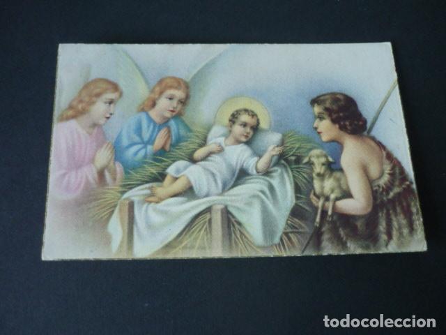 Cartes Postales: NI&Ntilde;O JESUS EN EL PESEBRE ANTIGUA POSTAL