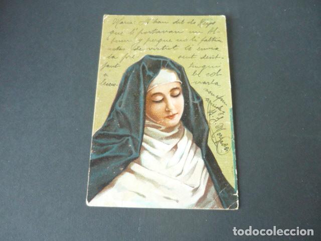 Postales: MONJA ANTIGUA POSTAL - Foto 1