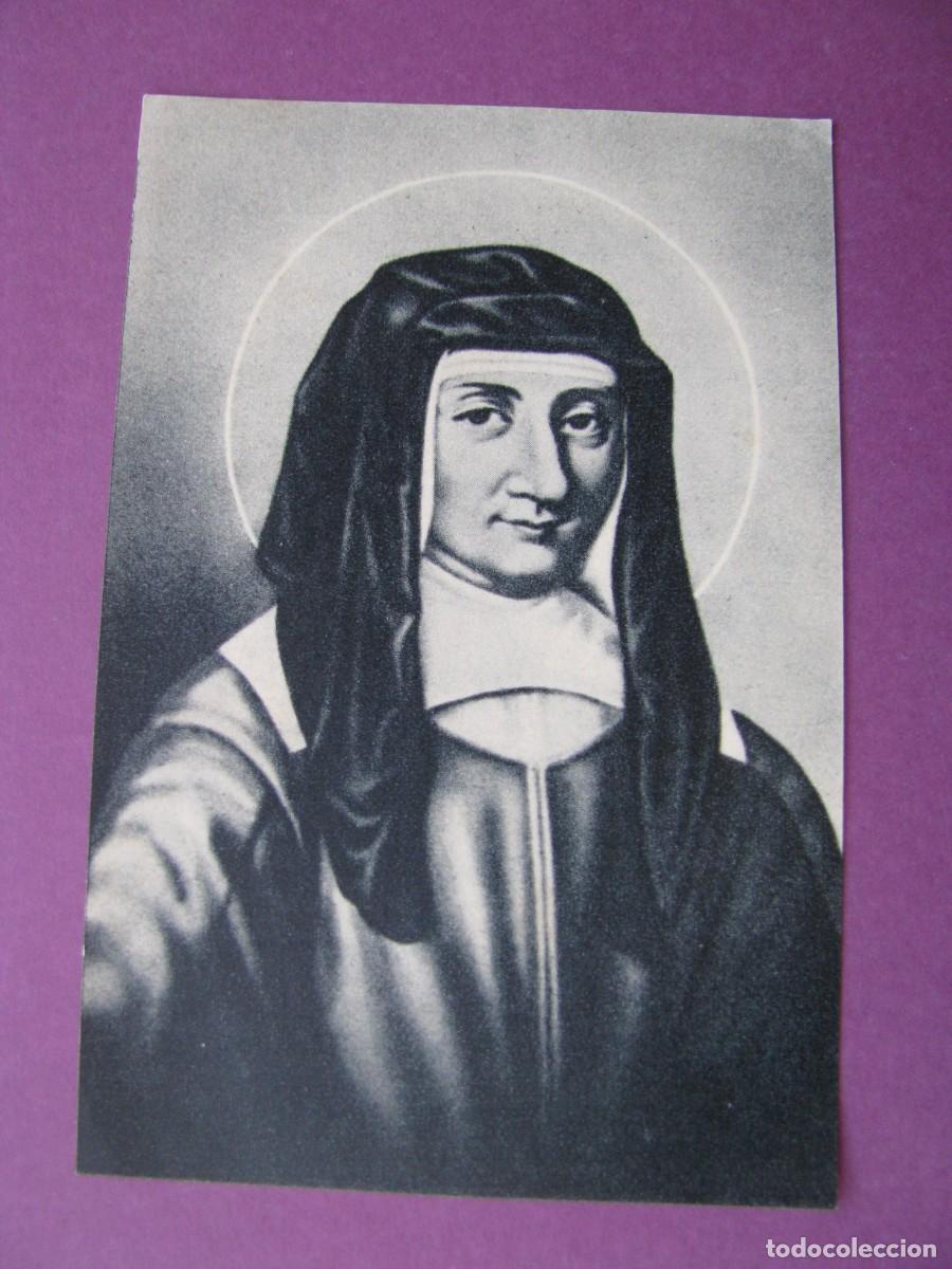 Postales: ESTAMPA RELIGIOSA. SANTA LUISA DE MARILLAC. 10X6,5 CM