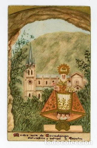 Cartes Postales: OVIEDO. Recuerdo de la visita de la Virgen de COVADONGA. ALCALDE PERPETUO. 1951. Asturias