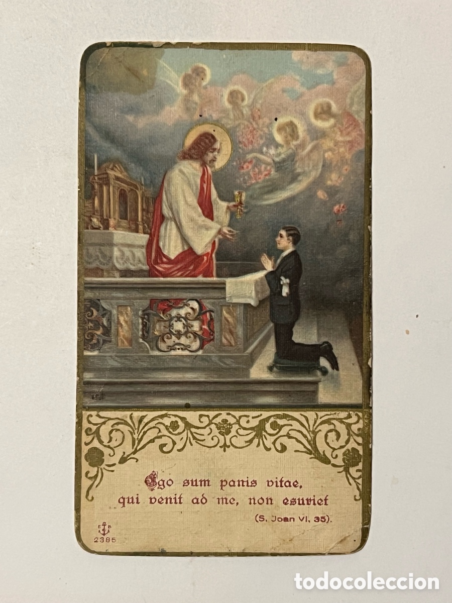 Cartes Postales: TERUEL. Iglesia parroquial de San Andr&eacute;s. Recuerdo Primera Comuni&oacute;n (a.1930)