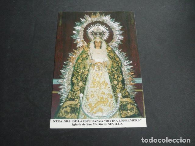 Postkarten: SEVILLA NUESTRA SE&Ntilde;ORA DE LA ESPERANZA LA DIVINA ENFERMERA POSTAL