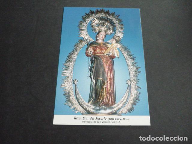Cartoline: SEVILLA NUESTRA SE&Ntilde;ORA DEL ROSARIO DE SAN VICENTE POSTAL