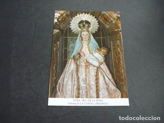 Postkarten: LA CUESTA SEGOVIA NUESTRA SE&Ntilde;ORA DE LA ROSA POSTAL
