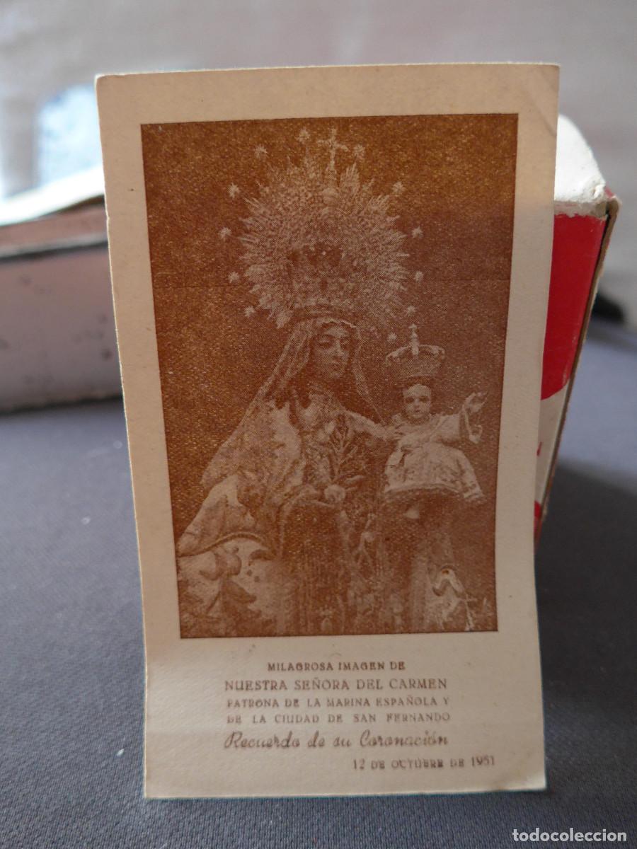 Postales: ESTAMPA RECUERDO DE LA CORONACION DE LA VIRGEN DEL CARMEN SAN FERNANDO 1951