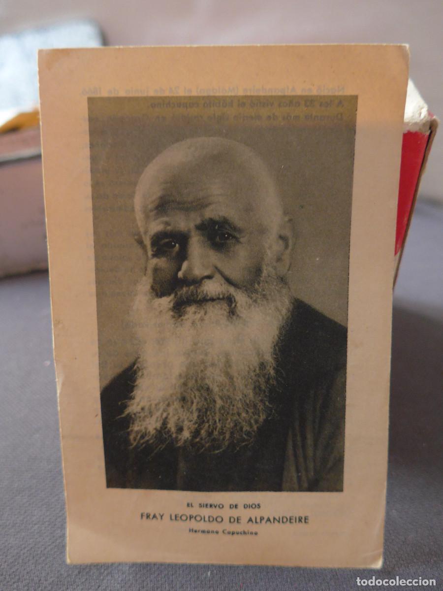 Postales: ESTAMPA RECORDATORIO DE FRAY LEOPOLDO DE ALPANDEIRE