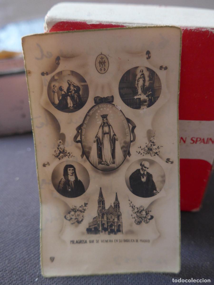 Postales: ESTAMPA RECORDATORIO DE LA MILAGROSA QUE SE VENERA EN SU BASILICA DE MADRID