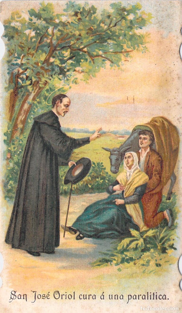 Postcards: Estampa Estampa Religiosa San Jos&eacute; Oriol y Oraci&oacute;n