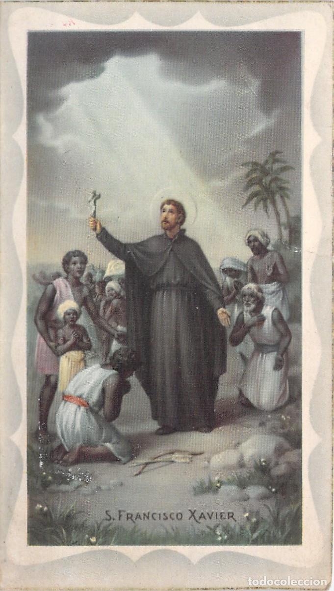 Postcards: Estampa de Primera Comuni&oacute;n San Francisco Javier Estampa Religiosa