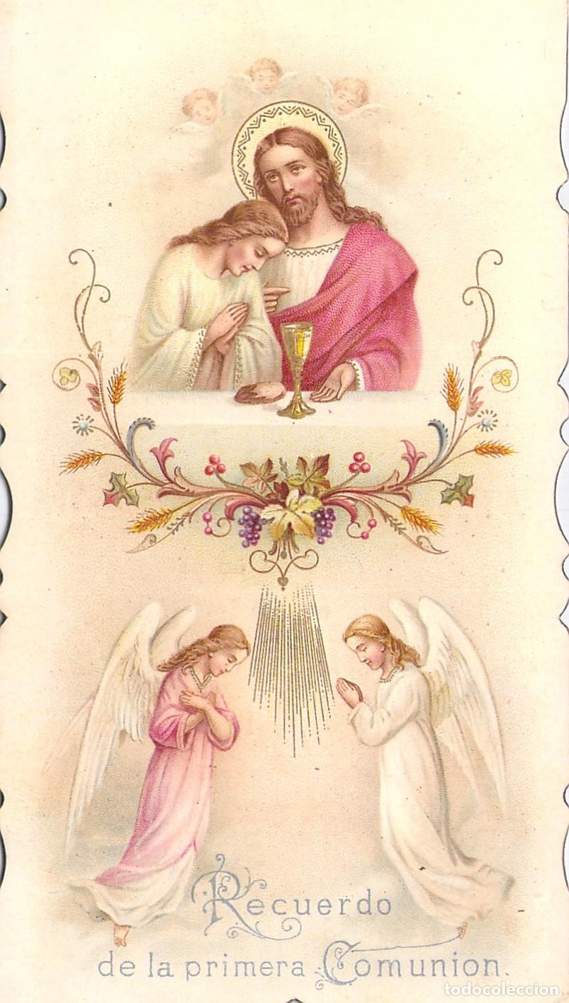 Postais: Estampa Recordatorio de Primera Comuni&oacute;n Colegio Jes&uacute;s Mar&iacute;a Barcelona