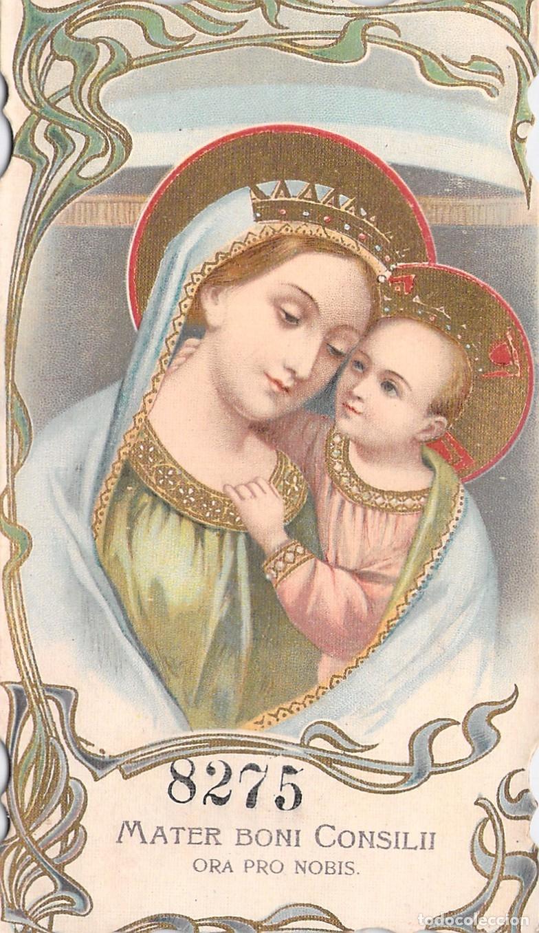 Cartes Postales: Estampa Religiosa de la Virgen del Buen Consejo Mater Boni Consilii