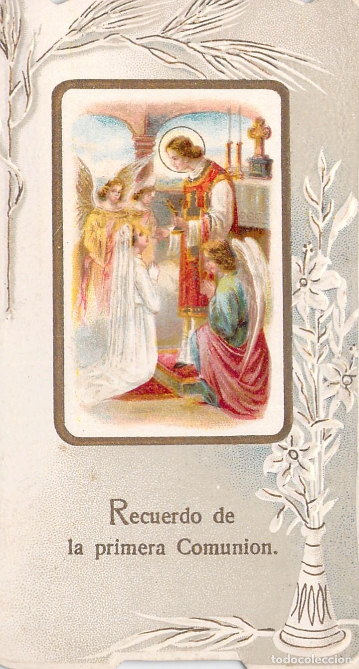 Cartes Postales: Estampa de Recuerdo de Primera Comuni&oacute;n, San Vicente de Castellet
