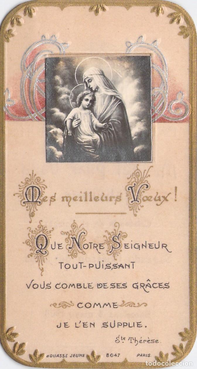 Cartes Postales: Estampa de Recuerdo de Primera Comuni&oacute;n Sagrado Coraz&oacute;n Barcelona
