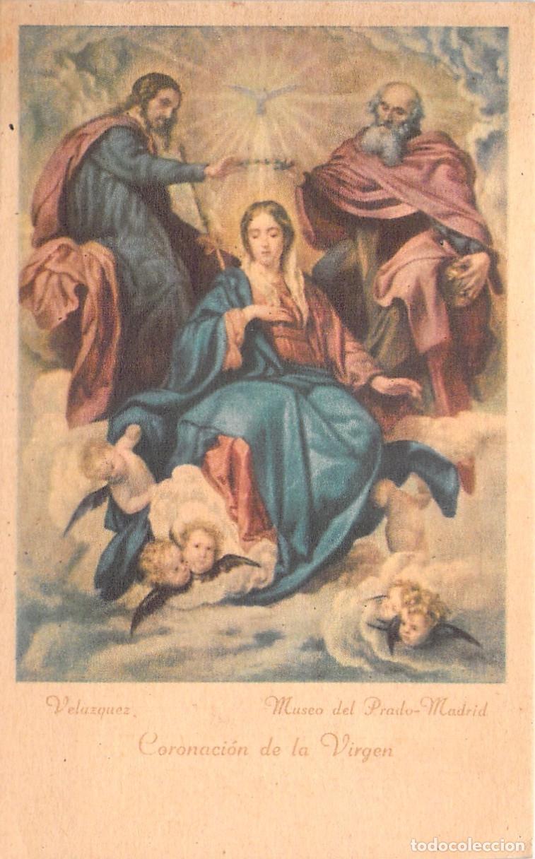 Postcards: Estampa de la Coronaci&oacute;n de la Virgen de Vel&aacute;zquez, Hospitalet de Llobregat