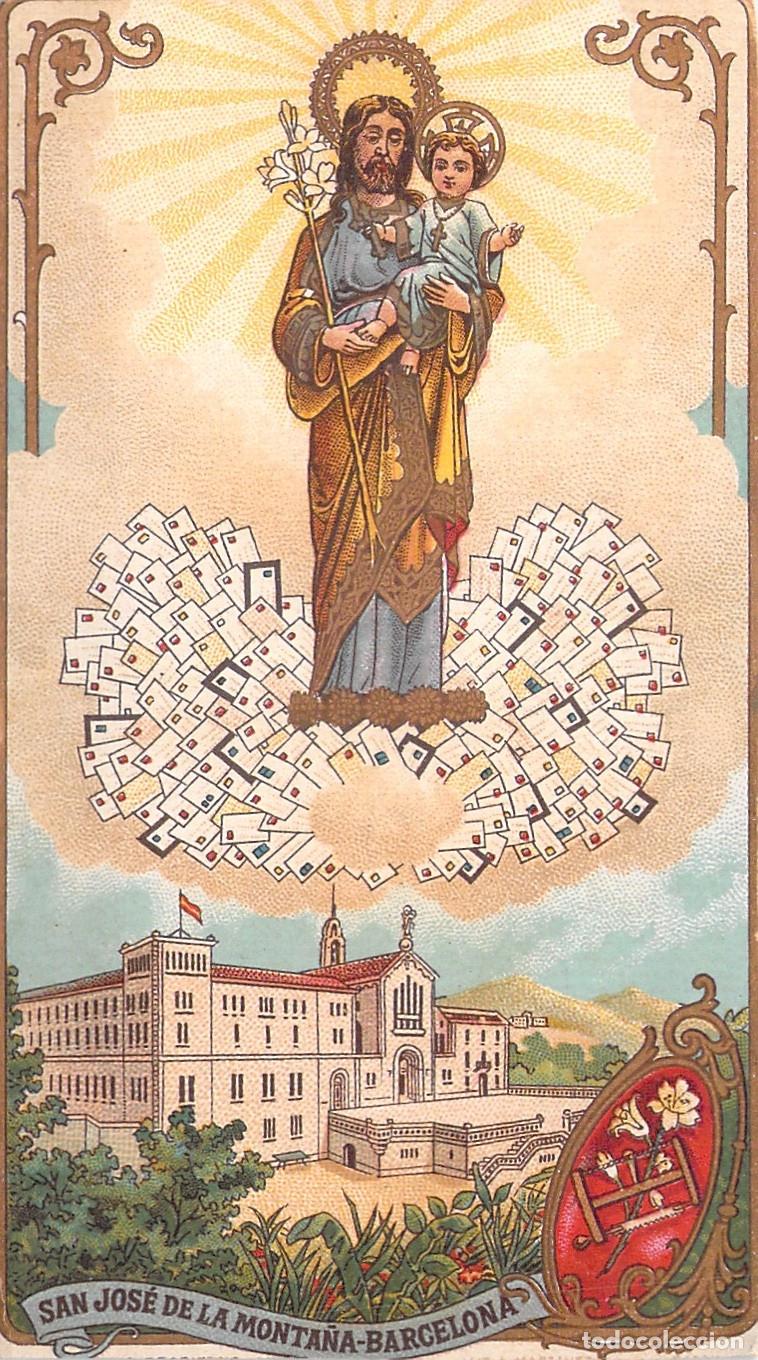 Postkarten: Estampa Religiosa de San Jos&eacute; de la Monta&ntilde;a Barcelona Santuario