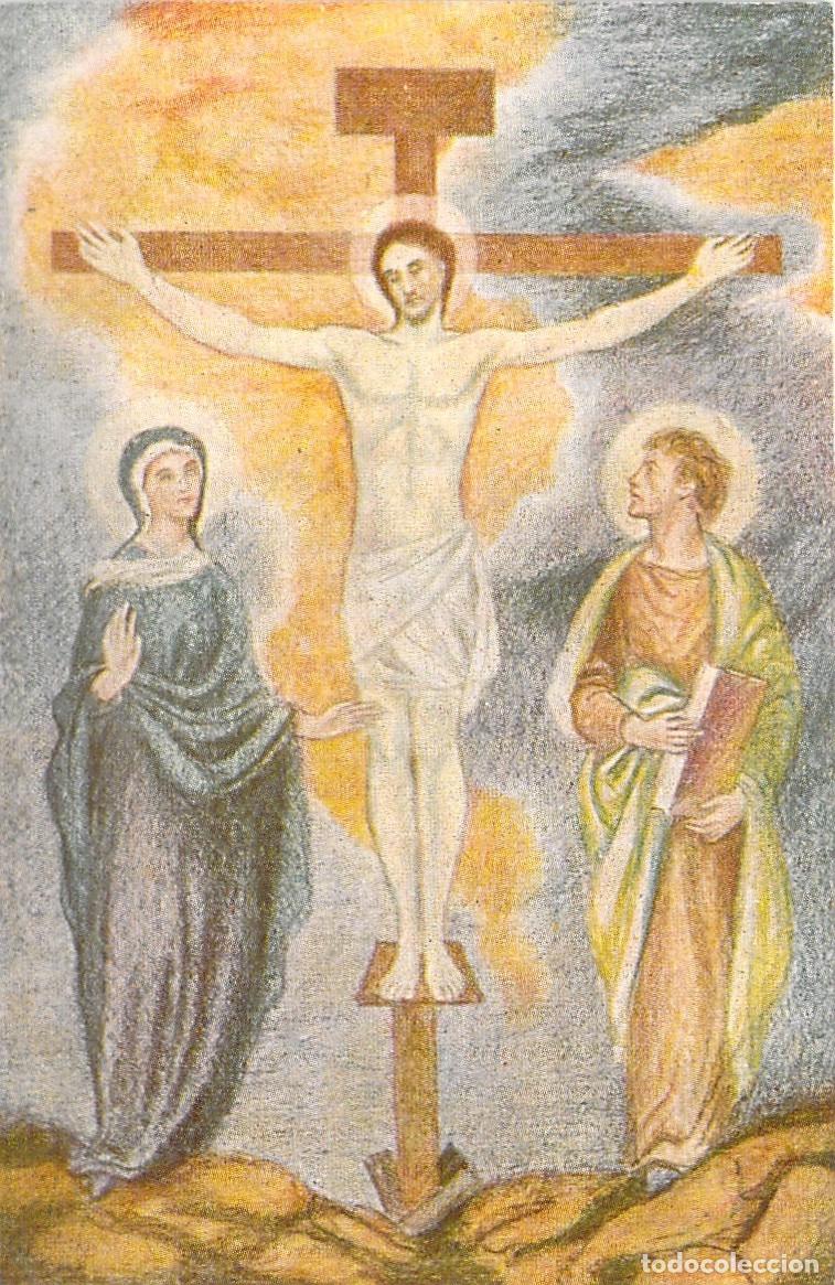 Postkarten: Estampa de Ordenaci&oacute;n Sacerdotal Dom Cassi&agrave; M. Just, Monasterio de Montserrat