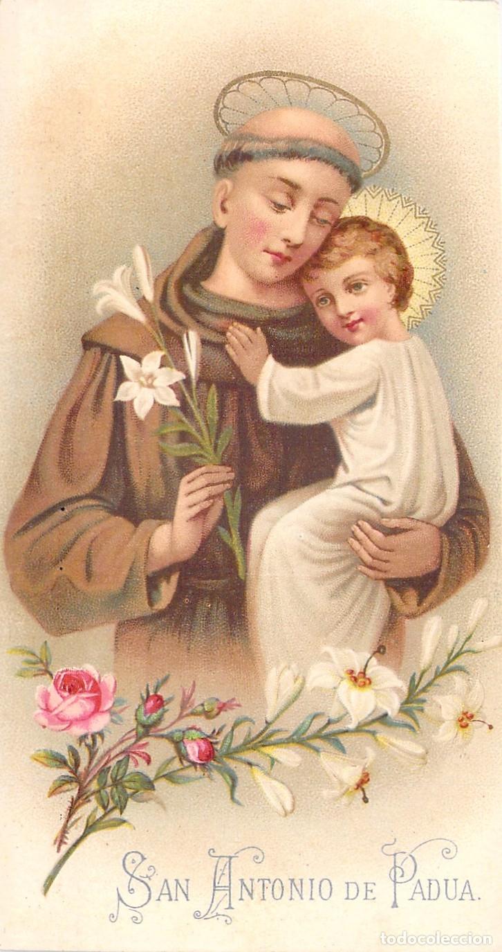 Postkarten: Estampa Sagrada de San Antonio de Padua con Oraci&oacute;n