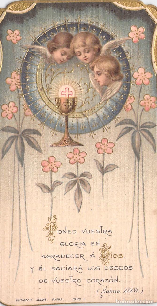 Postales: Estampa Recordatorio Profesi&oacute;n Religiosa Hermanas Franciscanas Barcelona