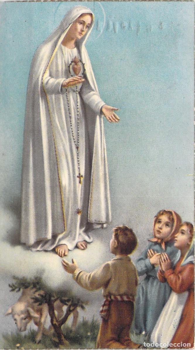 Cartes Postales: Estampa Religiosa de la Virgen de F&aacute;tima y los Pastorcillos