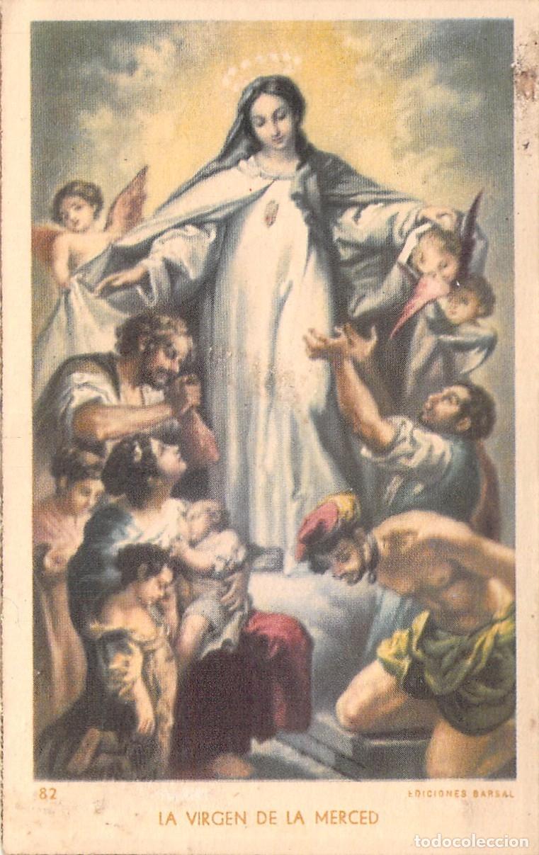 Cartes Postales: Estampa Conmemorativa de la Virgen de la Merced, Barcelona