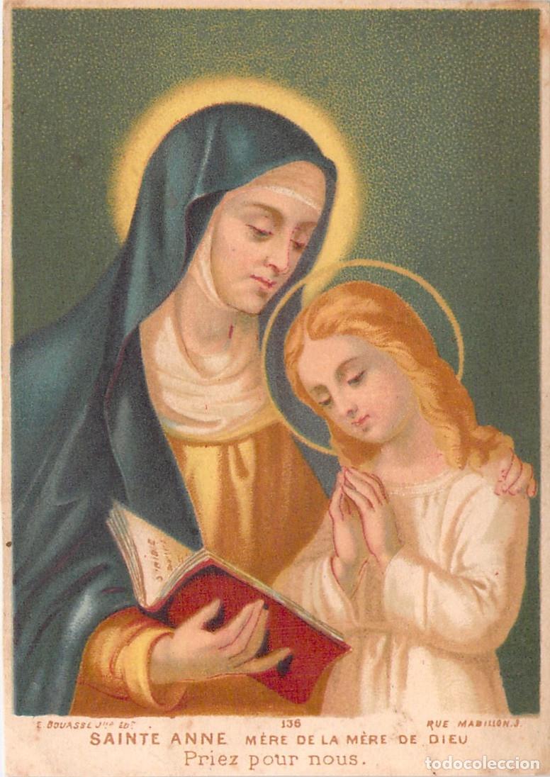 Cartes Postales: Estampa Estampa Religiosa de Santa Ana y la Virgen Mar&iacute;a
