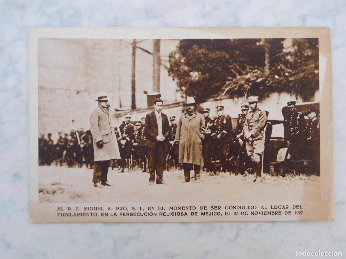 Postales: Postal persecuci&oacute;n religiosa en M&eacute;jico M&eacute;xico 23 de noviembre de 1927 Fusilamiento