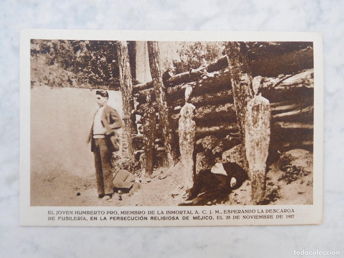Postales: Postal persecuci&oacute;n religiosa en M&eacute;jico M&eacute;xico 23 de noviembre de 1927 Fusilamiento