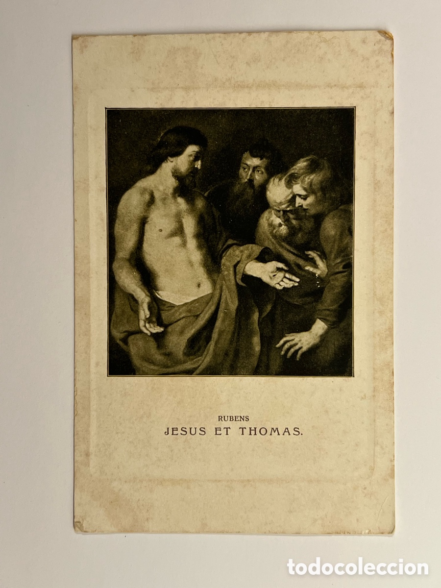 Postales: RUBENS Postal Jesus y Tomas.. Arte religioso
