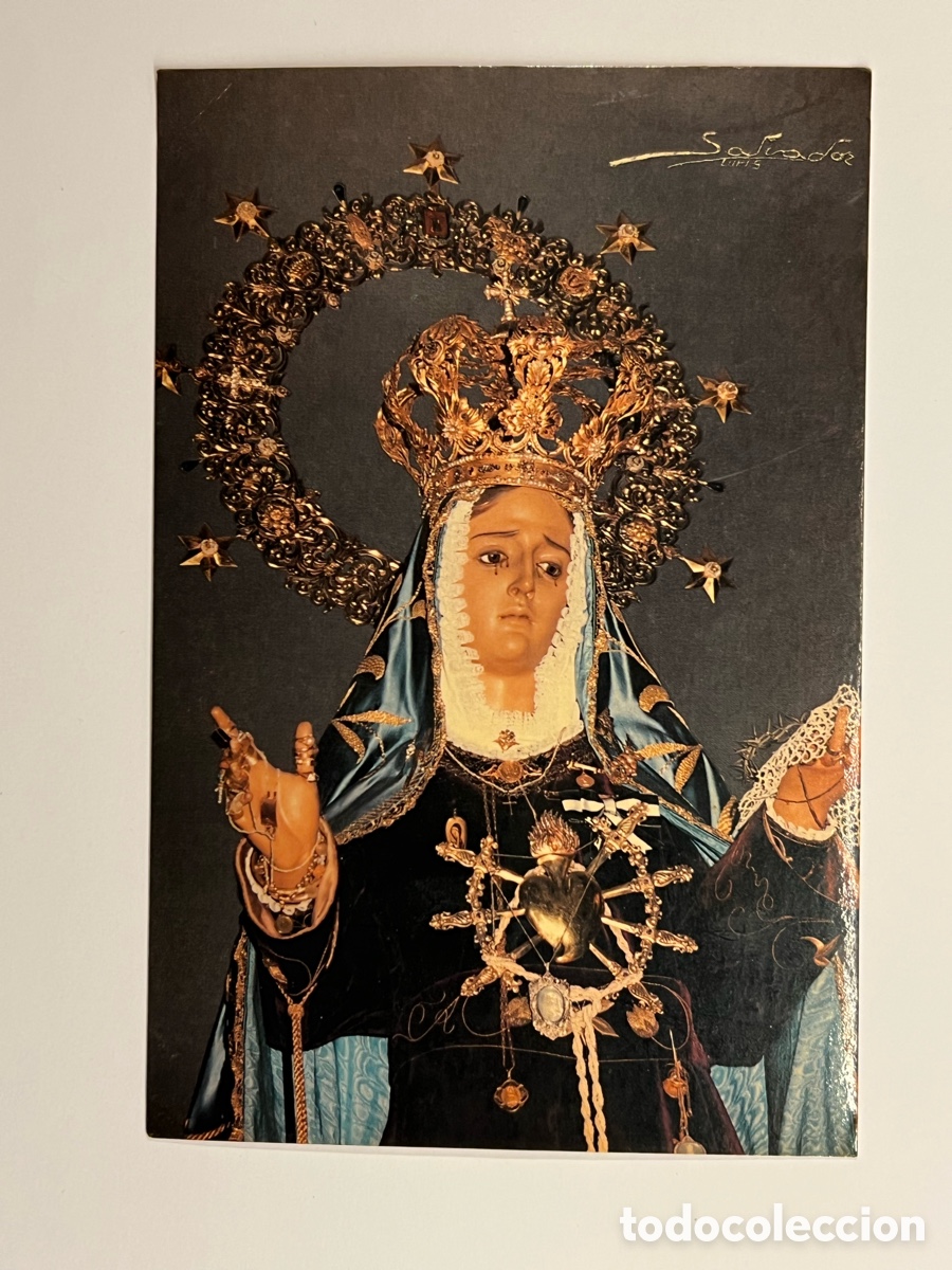 Postais: TUR&Iacute;S (Valencia) Postal Clavariesas Virgen de los Dolores Gloriosos. Listado Clavariesas (a.1985)