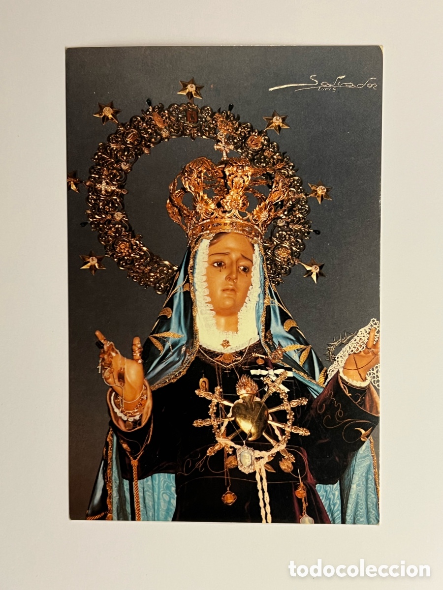 Postkarten: TUR&Iacute;S (Valencia) Postal Clavariesas Virgen de los Dolores Gloriosos. Listado Clavariesas (a.1987)